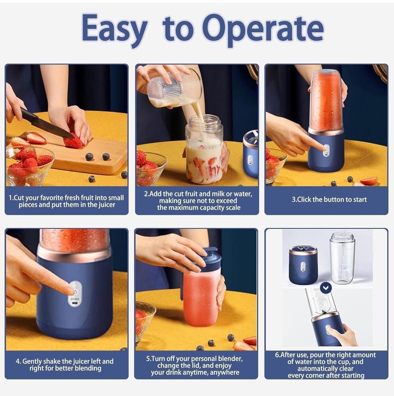 ✨ Fixora™ Small Portable Juicer 🔥🔥🔥