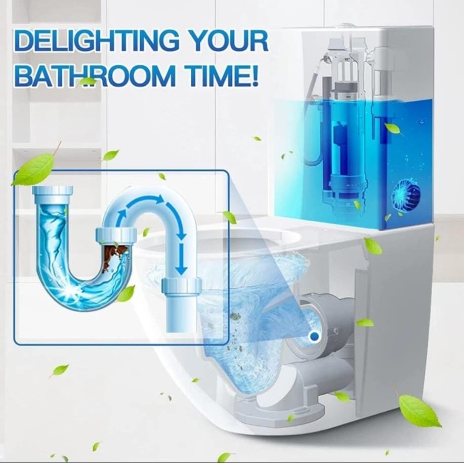 ✨ Fixora™ Automatic Toilet Bowl Cleaner Tablet – Deep Cleaning & Long-Lasting Freshness