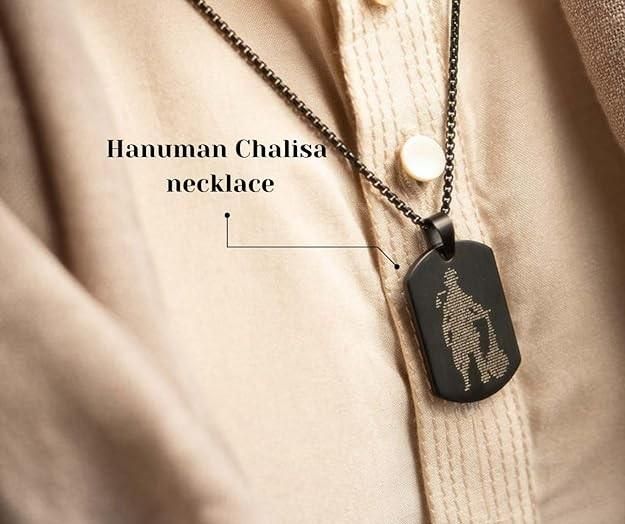Bageshwar Dham🛕 Hanuman Chalisa Pendant With Chain