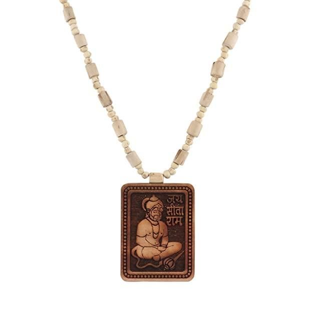 Bageshwar Dham🛕 Original & Natural Wood Tulsi Kanth Mala With Hanuman ji Locket Pendant🔥🔥