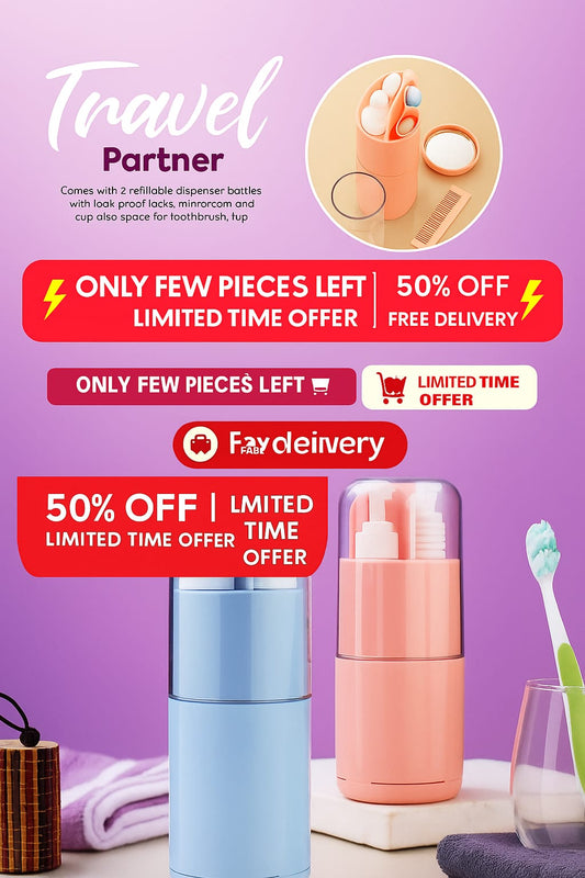 (50% OFF) Travel kit 6 in 1
